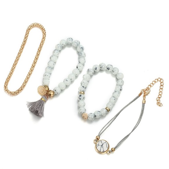 Cloud mix and match bracelets. It is a set of 4 - Picture 2 of 3